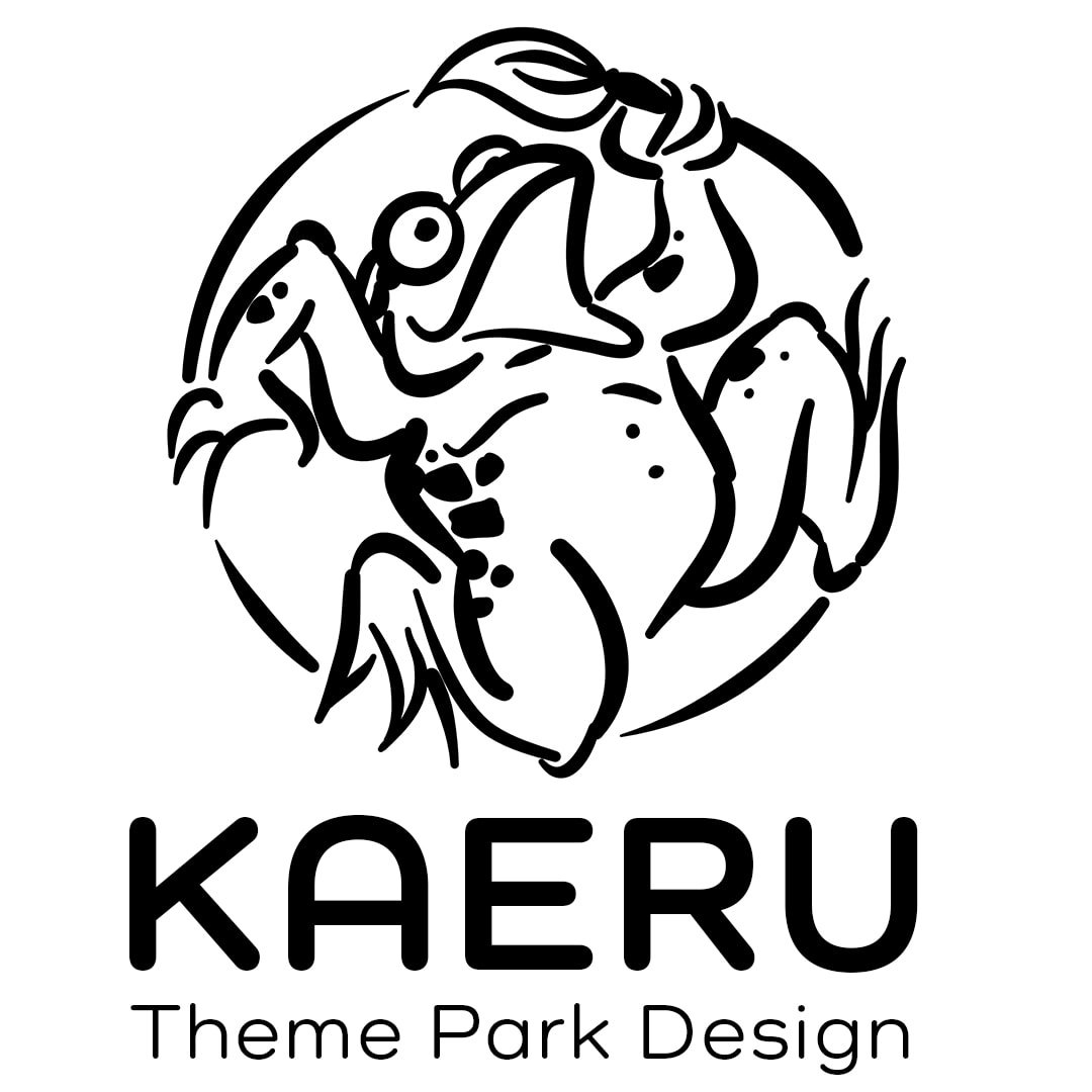 Kaeru Theme Park Design LOGO